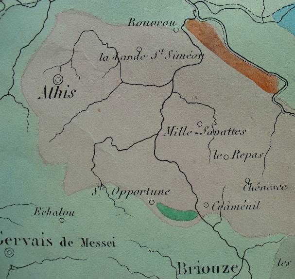 Carte géologique Orne