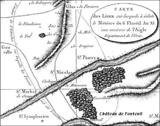 Carte météorite Laigle