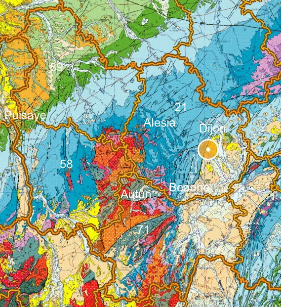 Géologie Bourgogne
