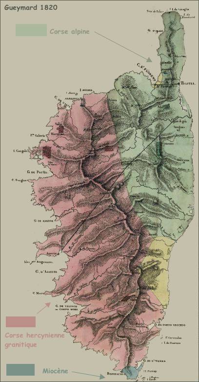 Corse géologie