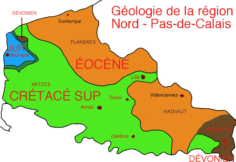 Carte géologique NPC