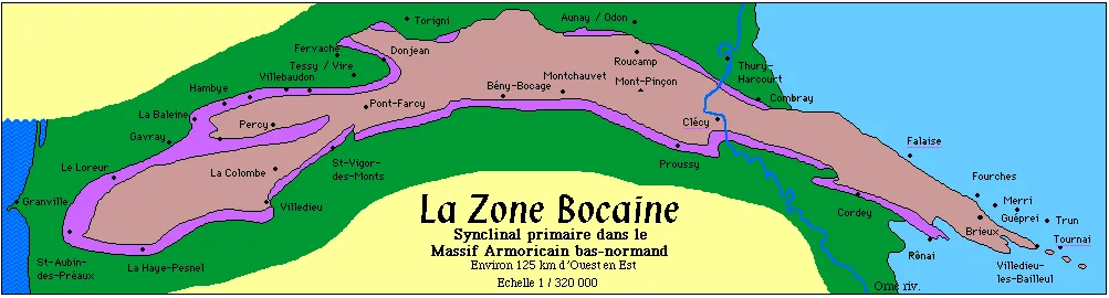 Carte géol synclinal Bocain