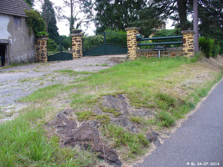 La Perrière affleurement roussard