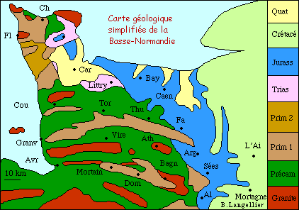 Géologie Basse-Normandie
