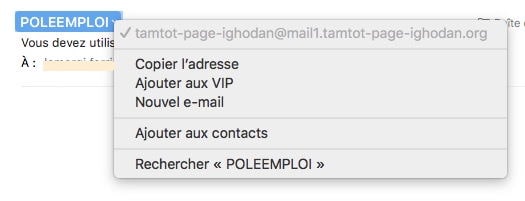 Phishing Pôle Emploi